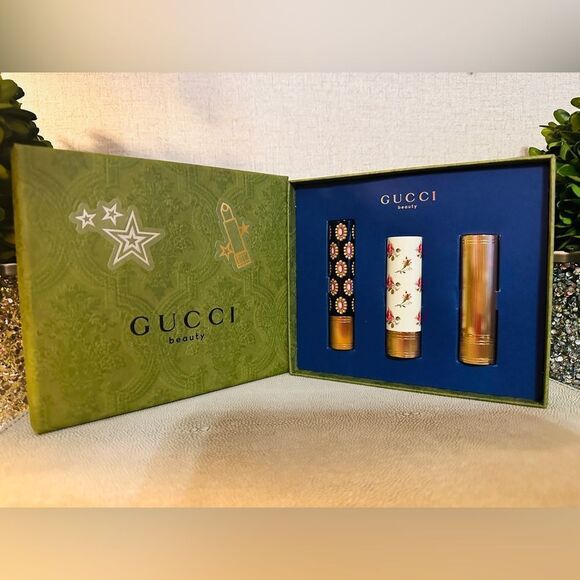 GUCCI GOLDIE RED LIPSTICK TRIO – LIMITED COLLECTOR’S SET | NEW & SEALED - Picture 12 of 17